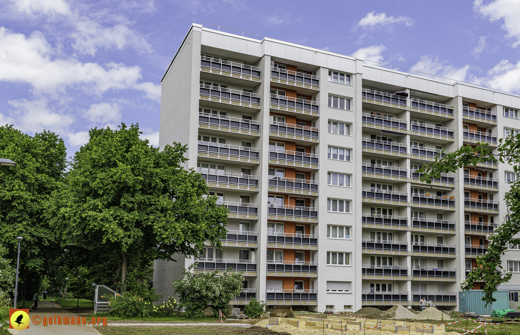 23.05.2024 - GEWOFAG-Sanierung am Karl-Marx-Ring 11-21