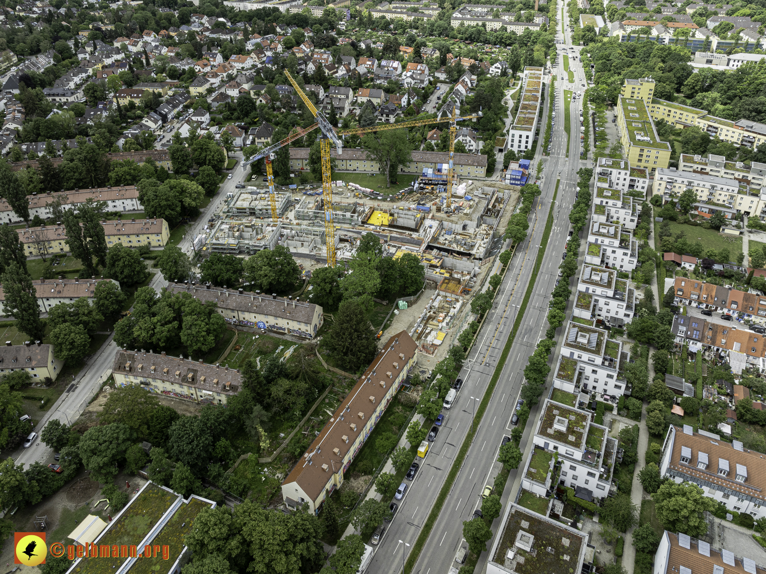 25.05.2024 - Baustelle Maukäfersiedlung in Berg am Laim