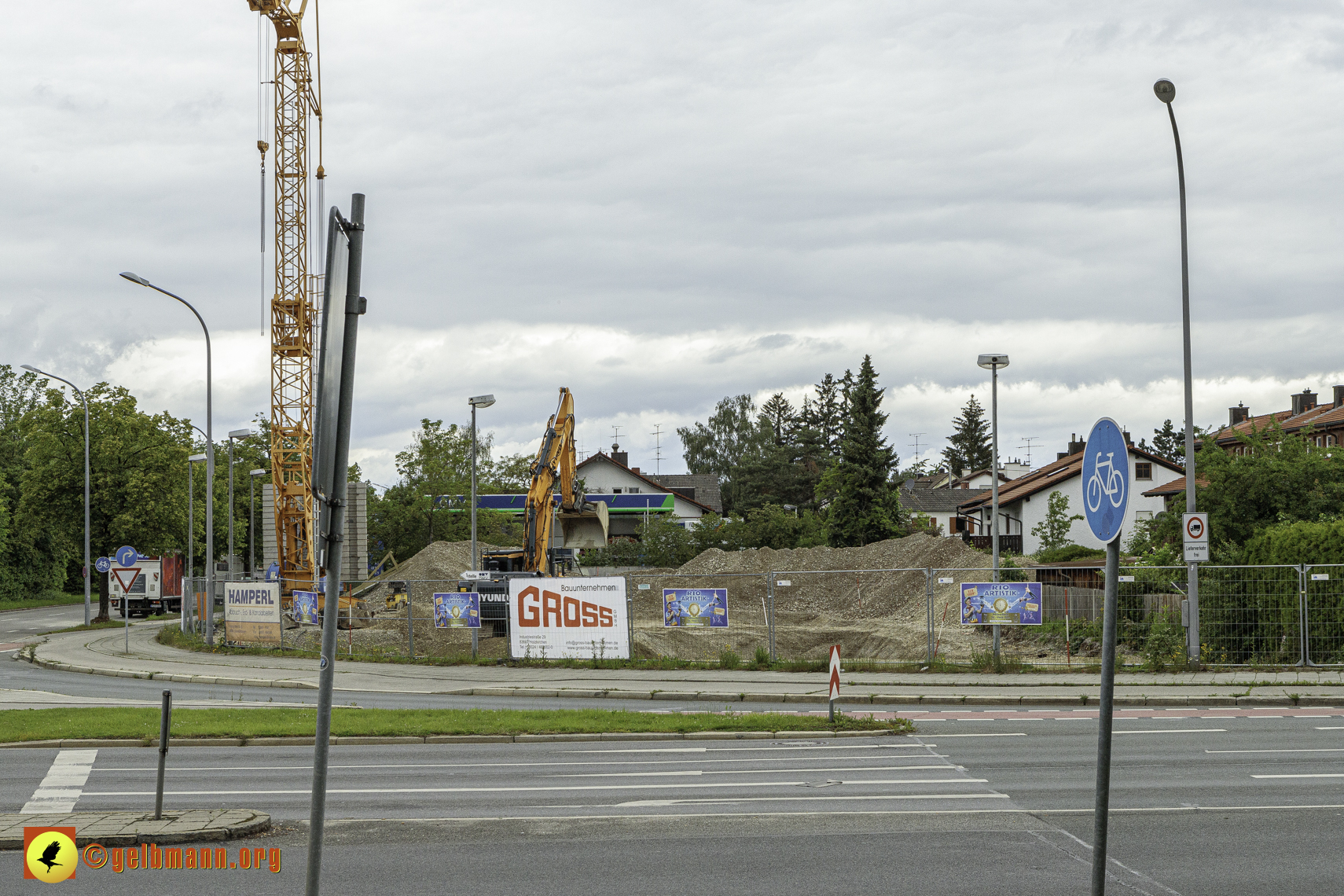 28.05.2024 - Bilder der Baustelle MONACO an der Heinrich-Wieland/Ecke Corinthstrasse in Neuperlach