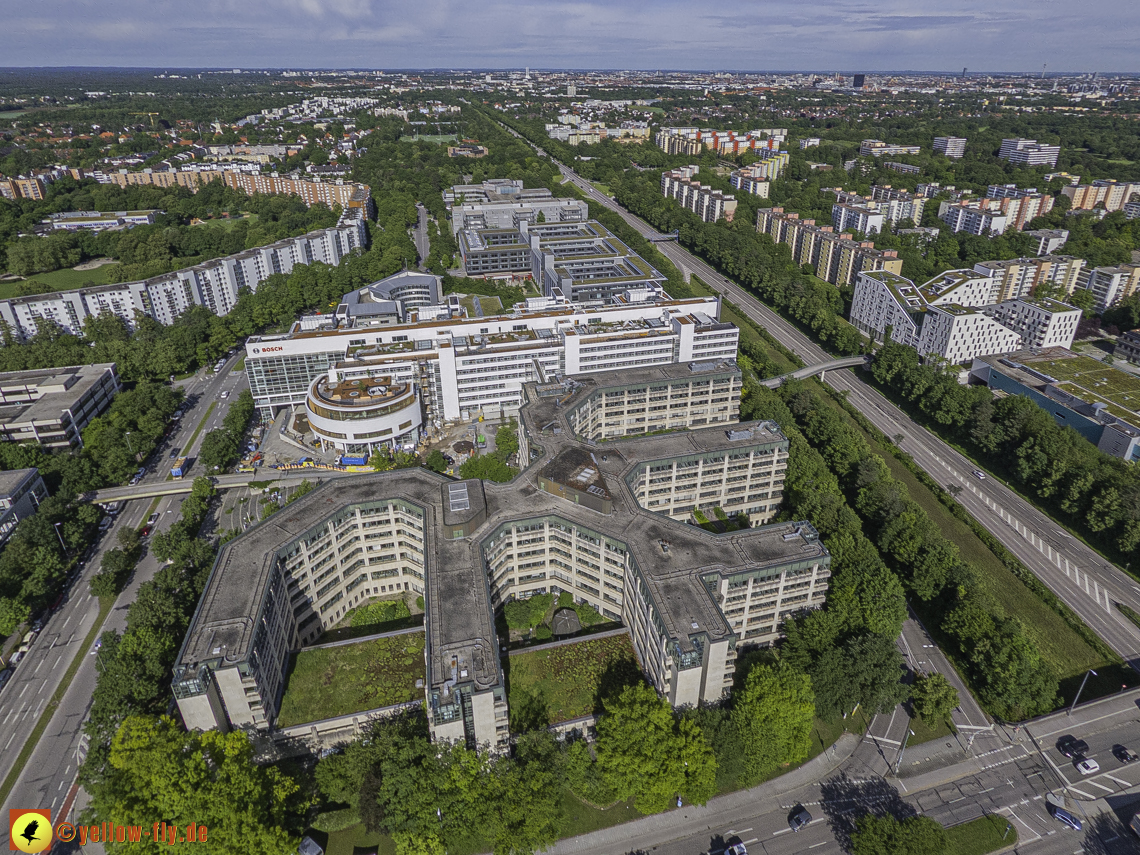 30.05.2024 - das ehemalige Allianzbürohaus ist jetzt BOSCH in Neuperlach und Umgebung
