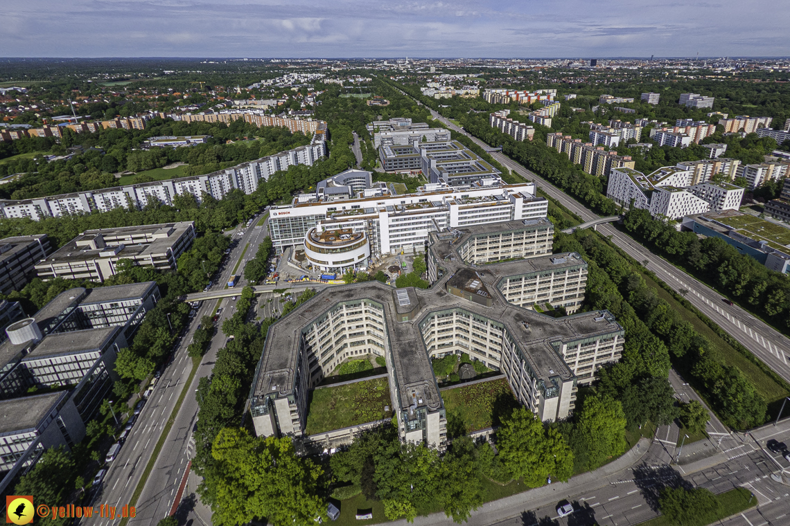 30.05.2024 - das ehemalige Allianzbürohaus ist jetzt BOSCH in Neuperlach und Umgebung