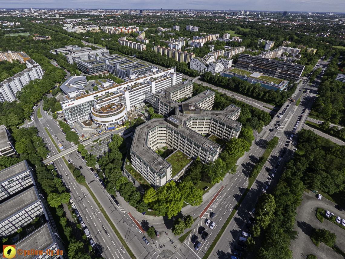30.05.2024 - das ehemalige Allianzbürohaus ist jetzt BOSCH in Neuperlach und Umgebung