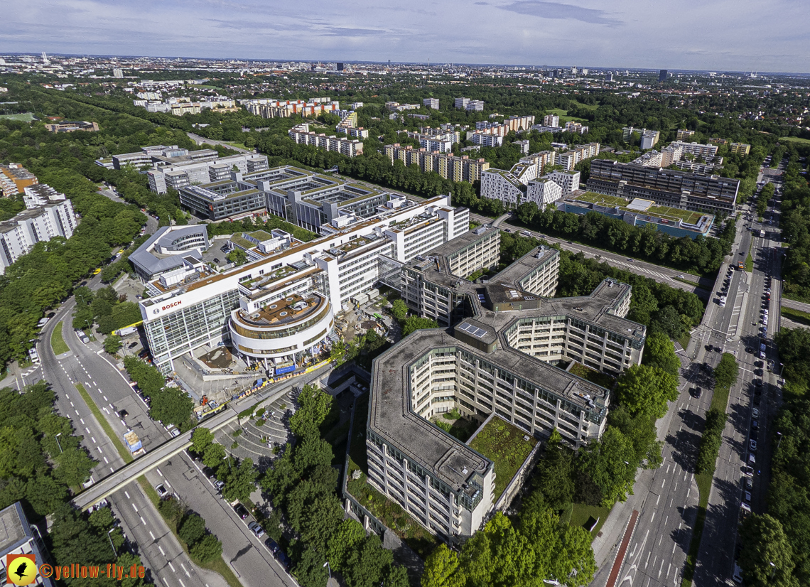 30.05.2024 - das ehemalige Allianzbürohaus ist jetzt BOSCH in Neuperlach und Umgebung