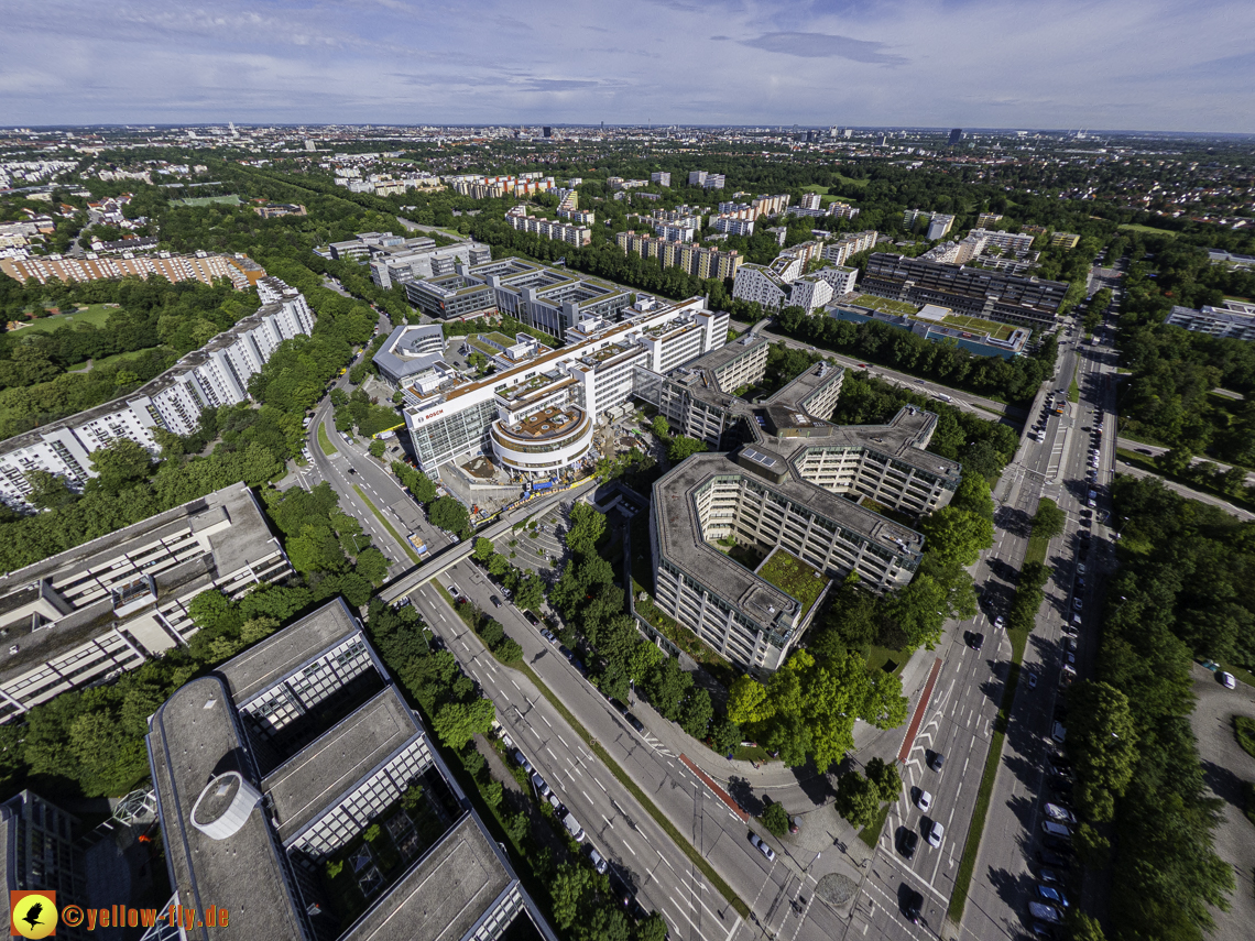 30.05.2024 - das ehemalige Allianzbürohaus ist jetzt BOSCH in Neuperlach und Umgebung
