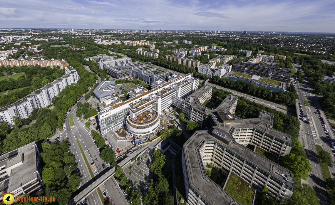 30.05.2024 - das ehemalige Allianzbürohaus ist jetzt BOSCH in Neuperlach und Umgebung