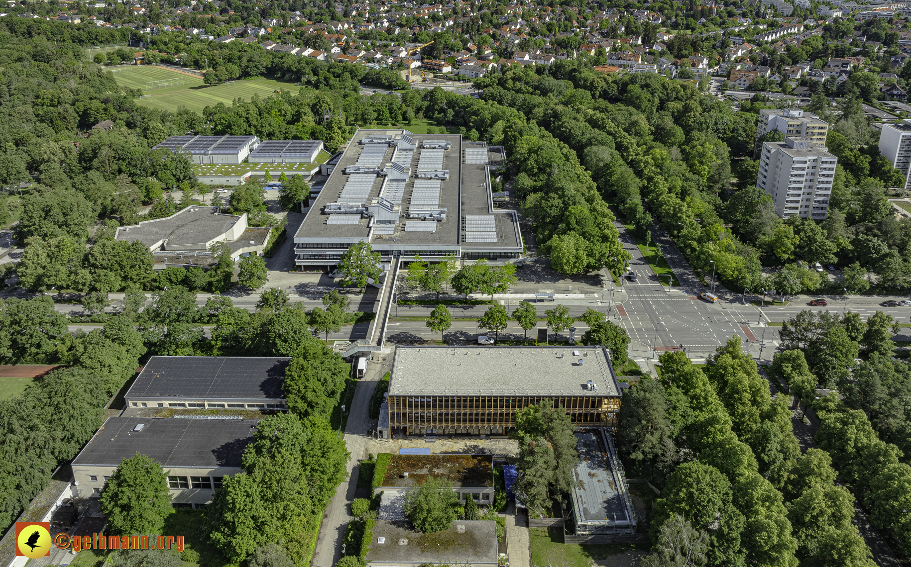 30.05.2024 - Luftbilder vom Haus für Kinder in Neuperlach