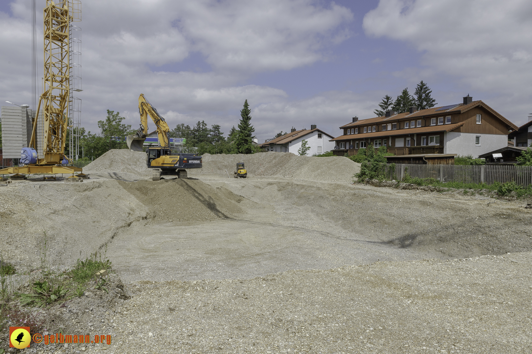04.06.2024 - Bilder der Baustelle MONACO an der Heinrich-Wieland/Ecke Corinthstrasse in Neuperlach