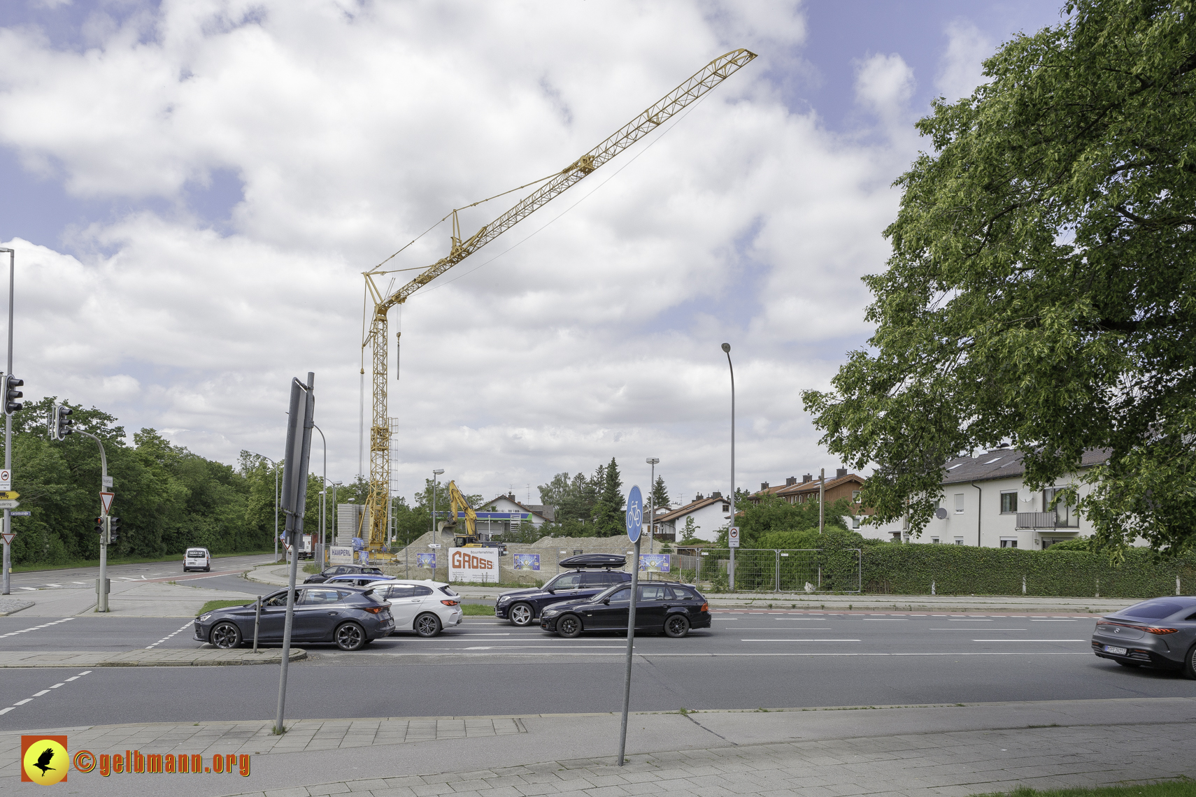 04.06.2024 - Bilder der Baustelle MONACO an der Heinrich-Wieland/Ecke Corinthstrasse in Neuperlach