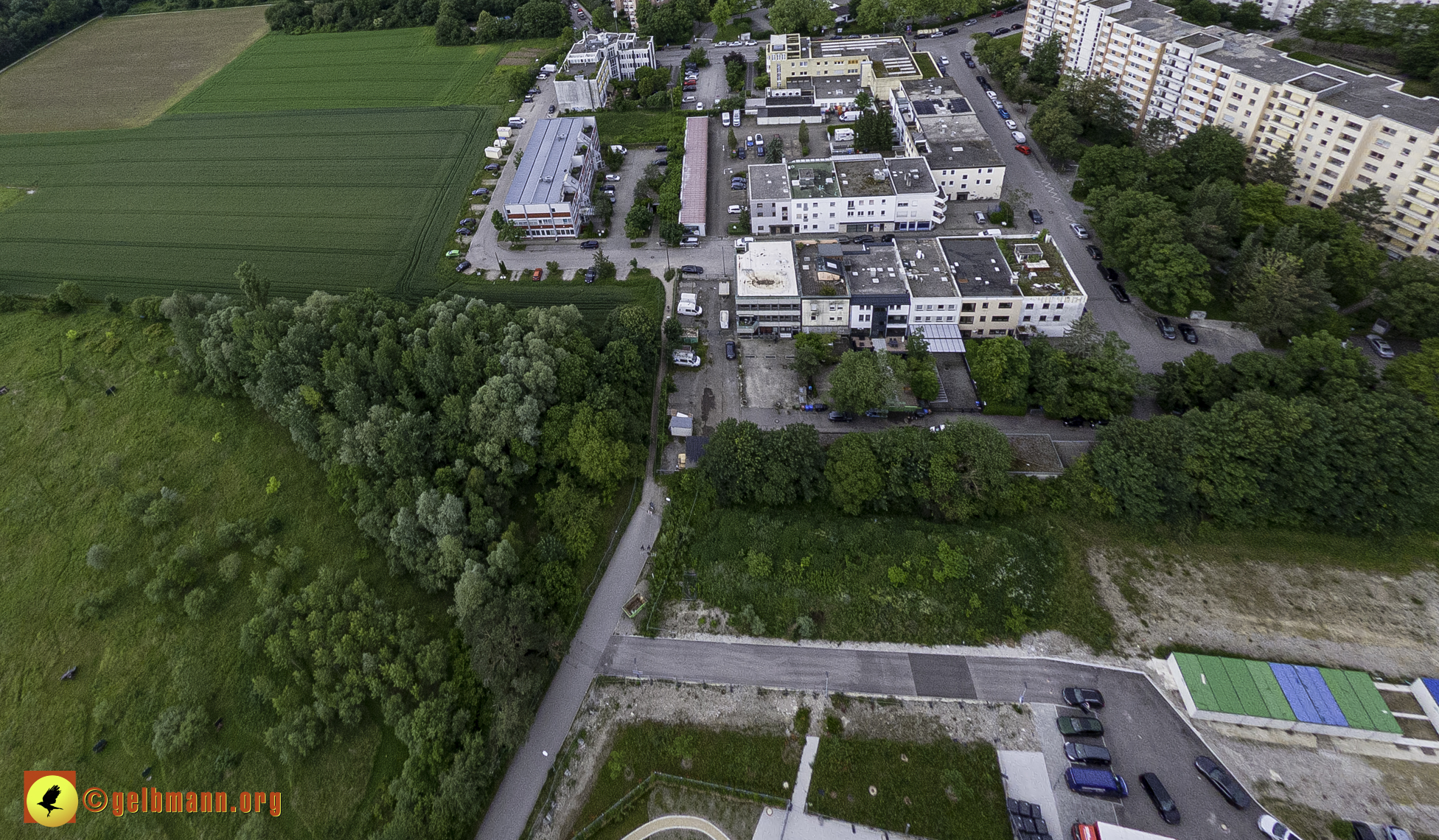 06.06.2024 - Luftbilder der Baustelle Alexisquartier und Pandion Verde in Neuperlach