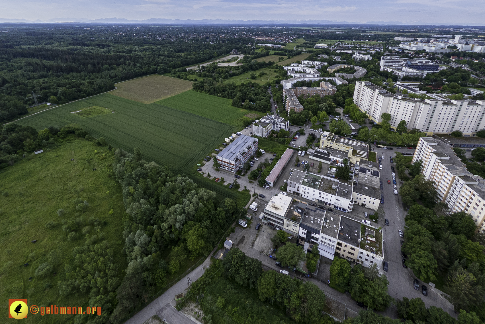 06.06.2024 - Luftbilder der Baustelle Alexisquartier und Pandion Verde in Neuperlach