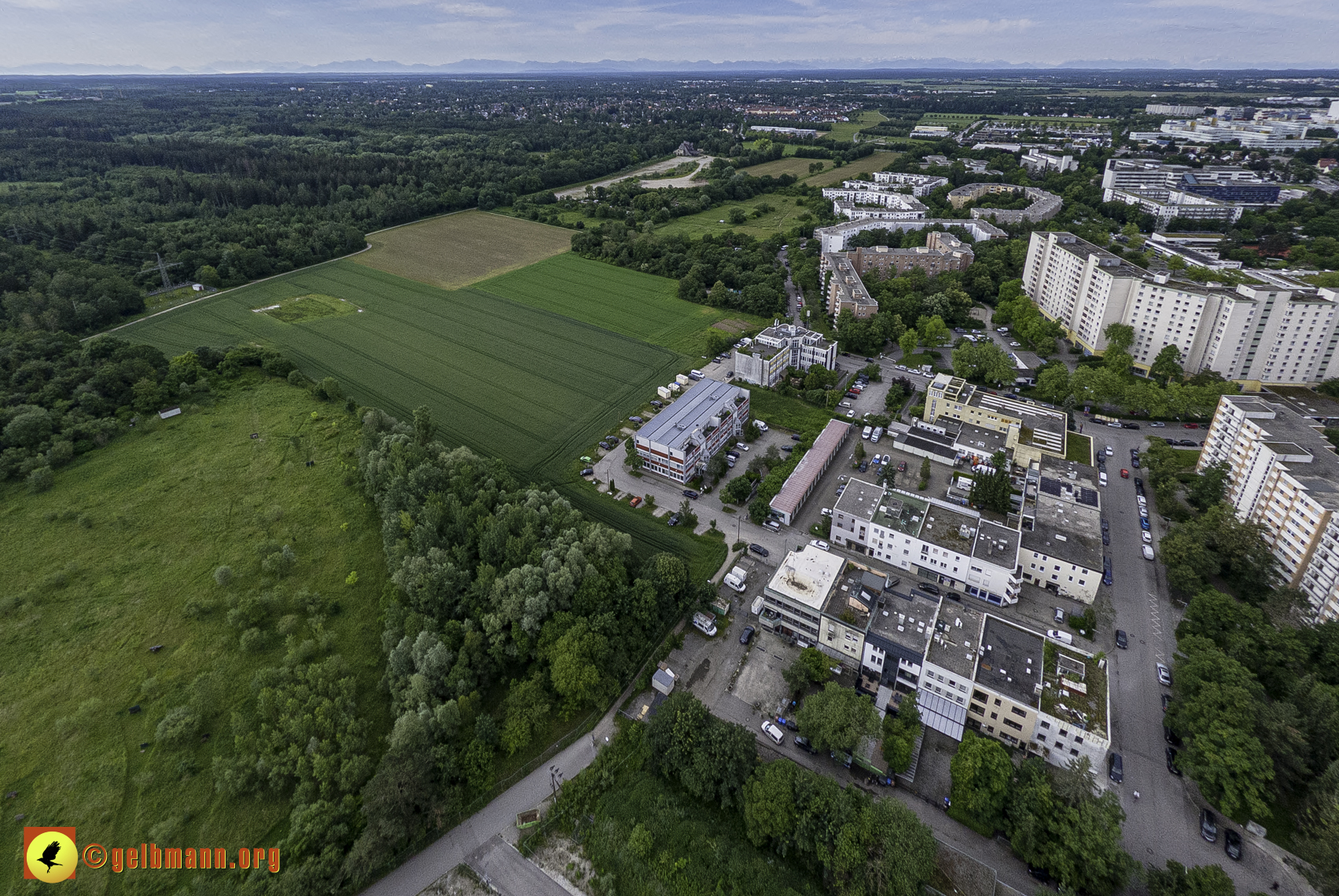 06.06.2024 - Luftbilder der Baustelle Alexisquartier und Pandion Verde in Neuperlach