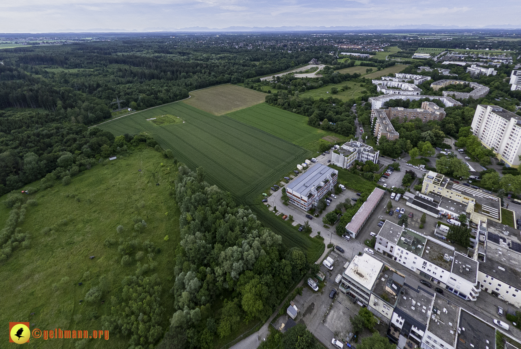 06.06.2024 - Luftbilder der Baustelle Alexisquartier und Pandion Verde in Neuperlach