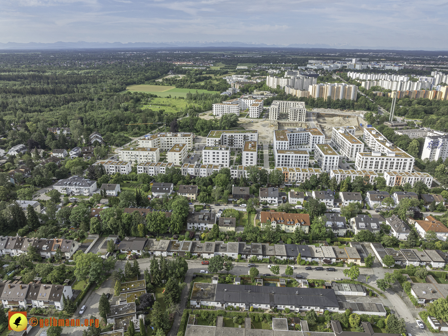 06.06.2024 - Baustelle Alexisquartier und PAndion Verde in Neuperlach