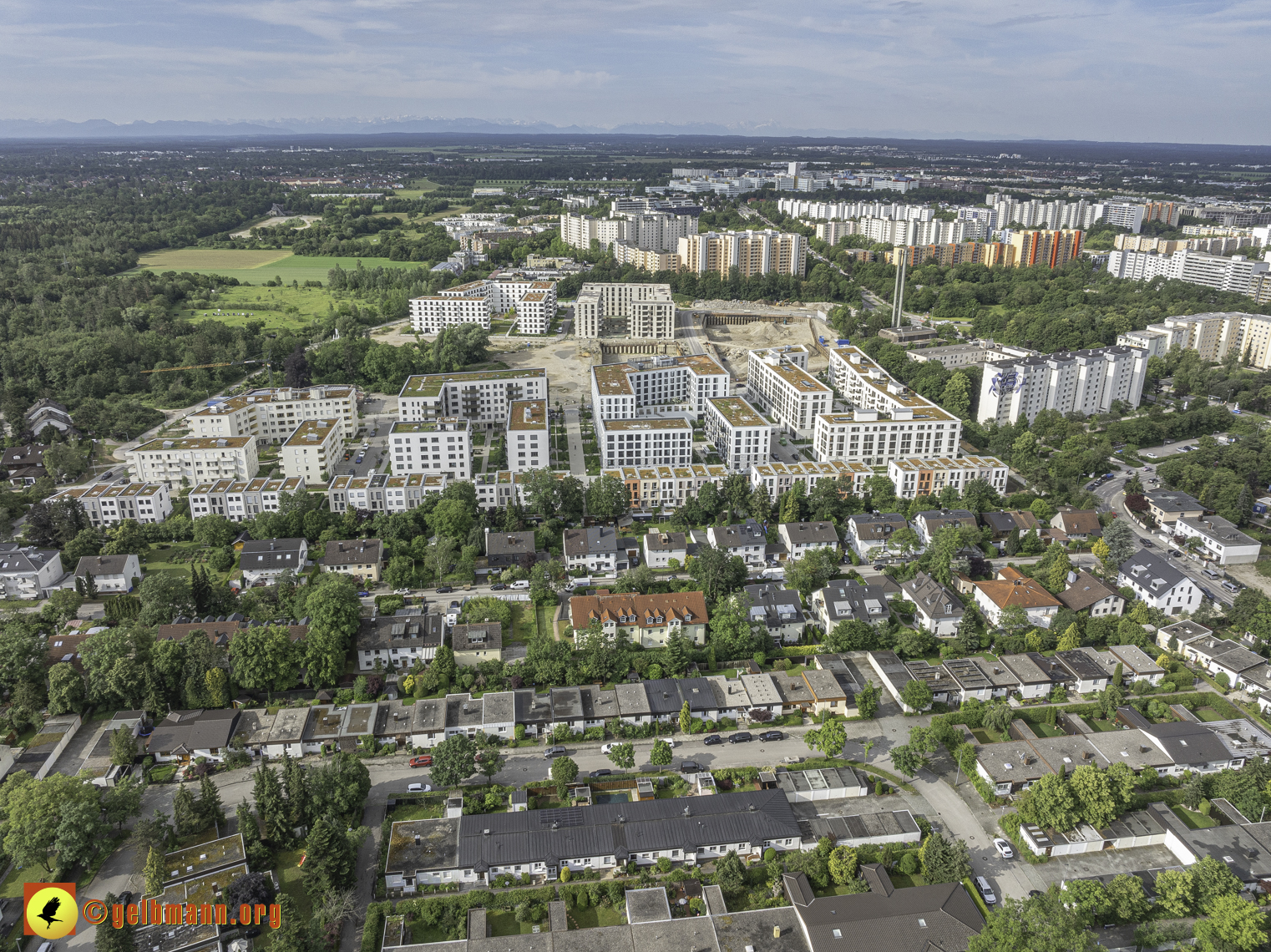 06.06.2024 - Baustelle Alexisquartier und PAndion Verde in Neuperlach