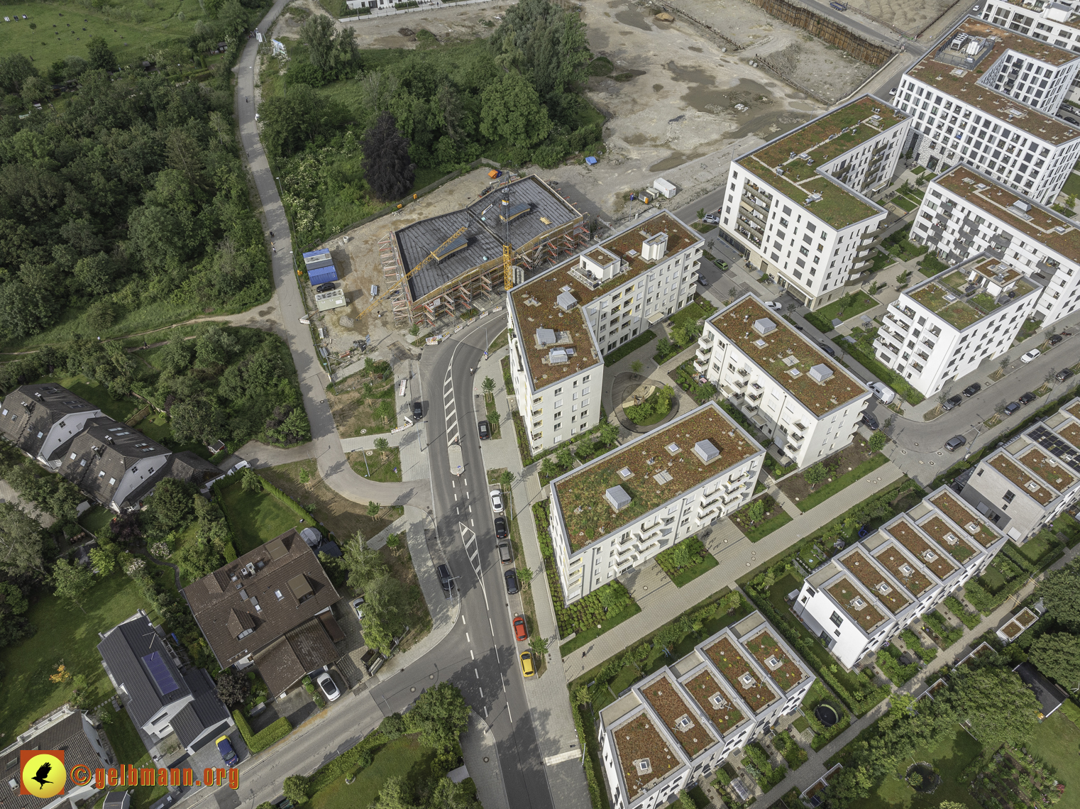 06.06.2024 - Baustelle Alexisquartier und PAndion Verde in Neuperlach