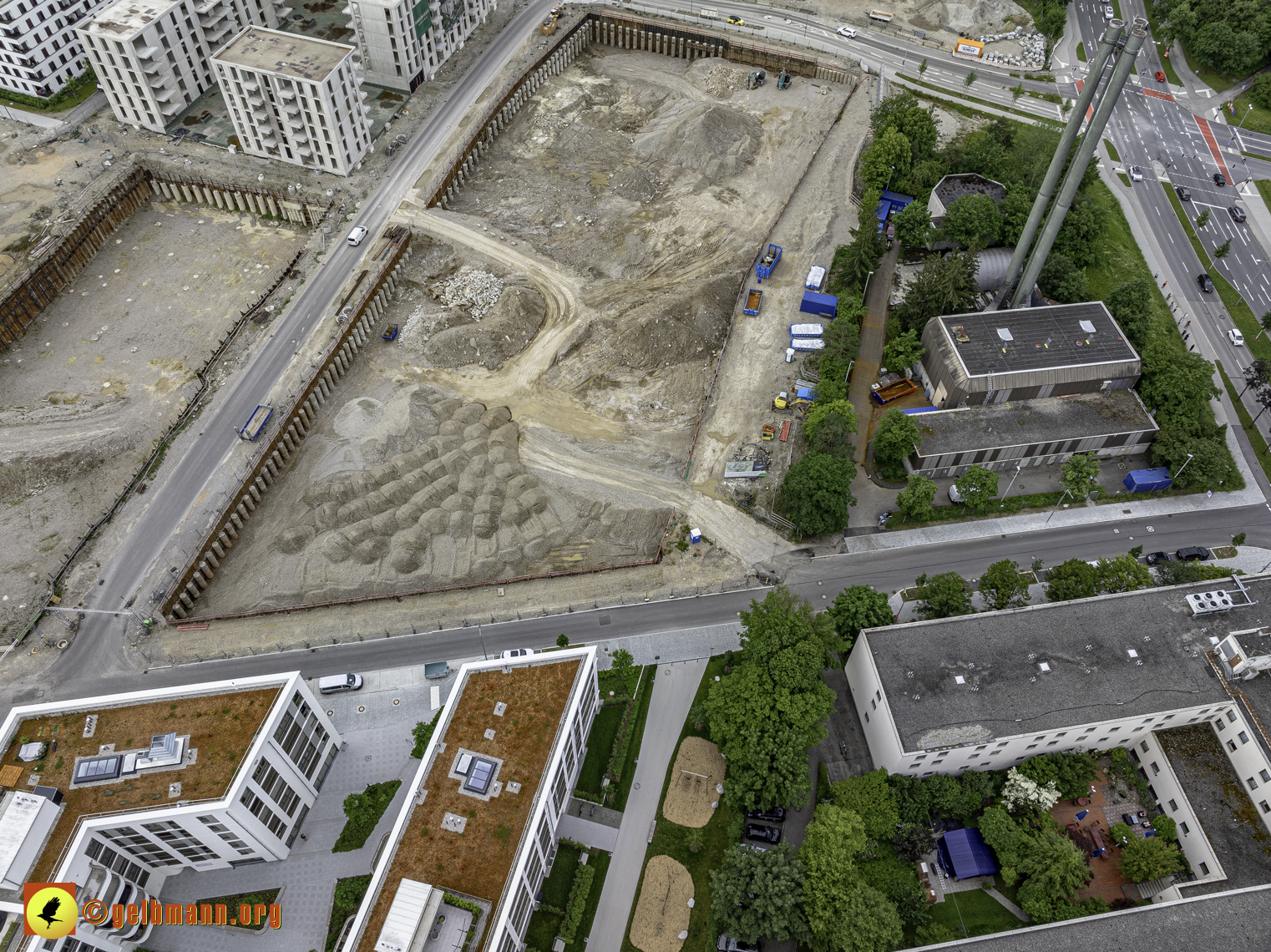 06.06.2024 - Baustelle Alexisquartier und PAndion Verde in Neuperlach