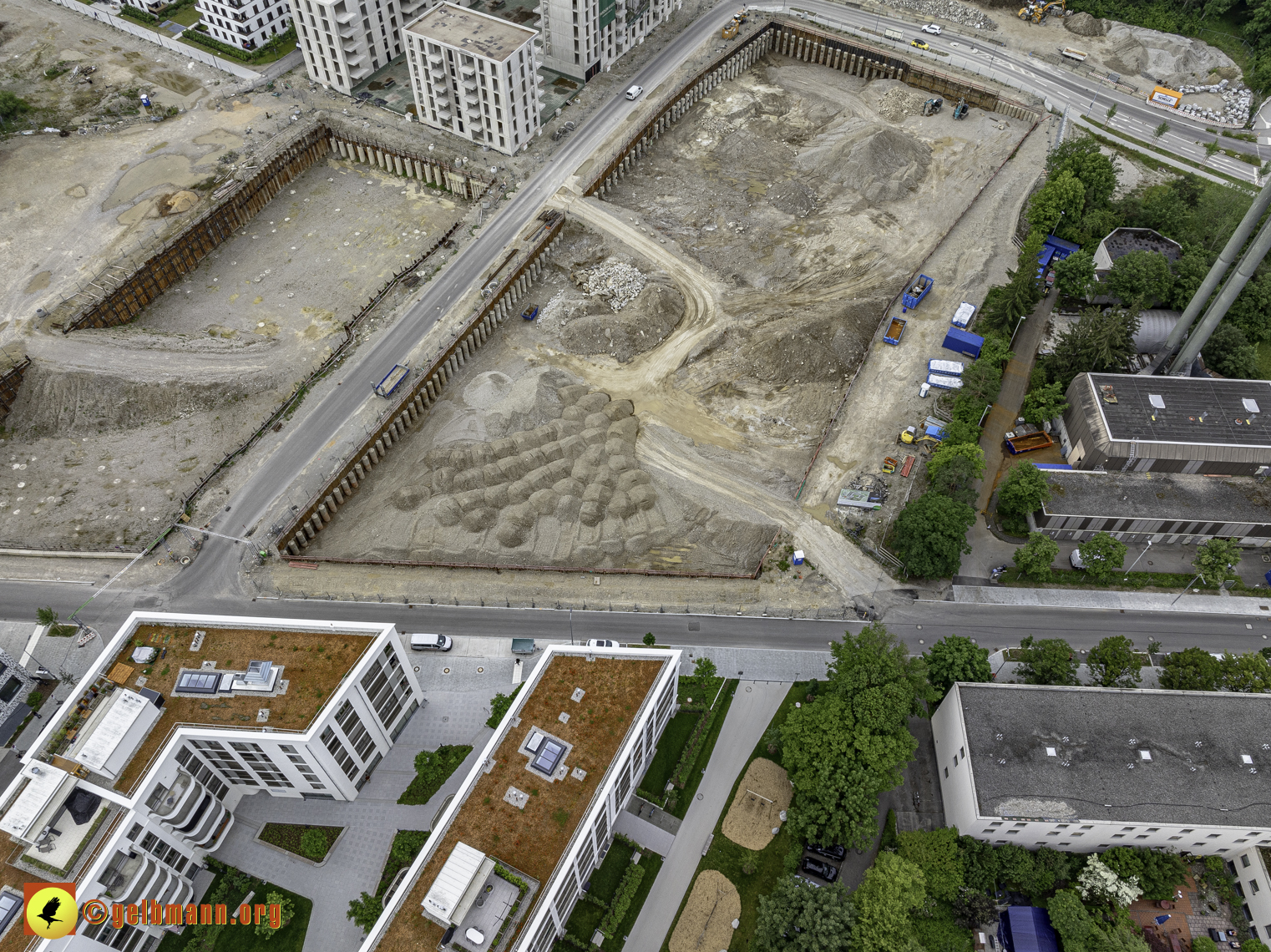 06.06.2024 - Baustelle Alexisquartier und PAndion Verde in Neuperlach