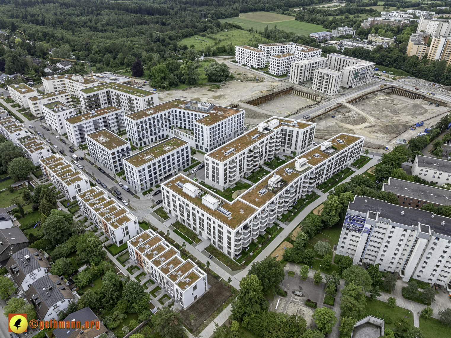 06.06.2024 - Baustelle Alexisquartier und PAndion Verde in Neuperlach