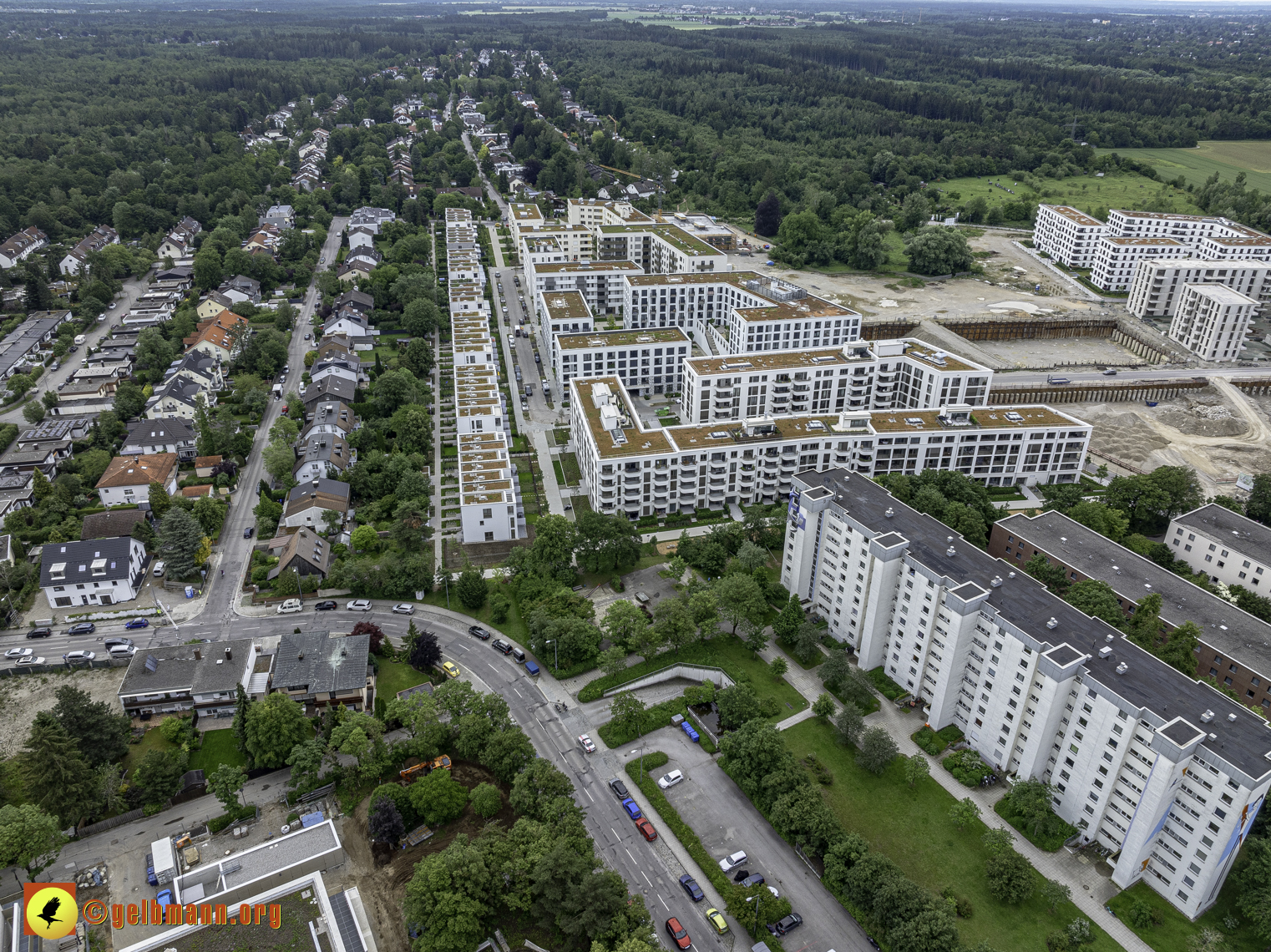 06.06.2024 - Baustelle Alexisquartier und PAndion Verde in Neuperlach