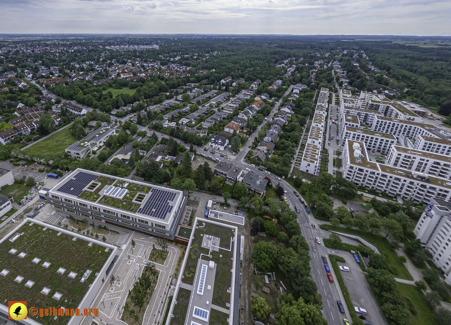 06.06.2024 - Luftbilder der Baustelle Grundschule_am_Karl-Marx-Ring in Neuperlach