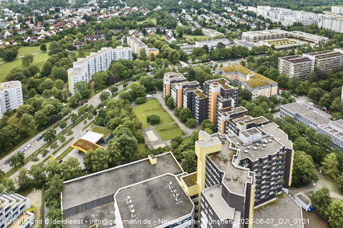 07.06.2024 - Marx-Zentrum, Studentenwohnheim, Wohnanlage Karl-Marx-Ring 52-62, KMR 53-57c Umgebung