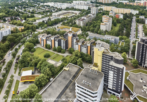 07.06.2024 - Marx-Zentrum, Studentenwohnheim, Wohnanlage Karl-Marx-Ring 52-62, KMR 53-57c Umgebung