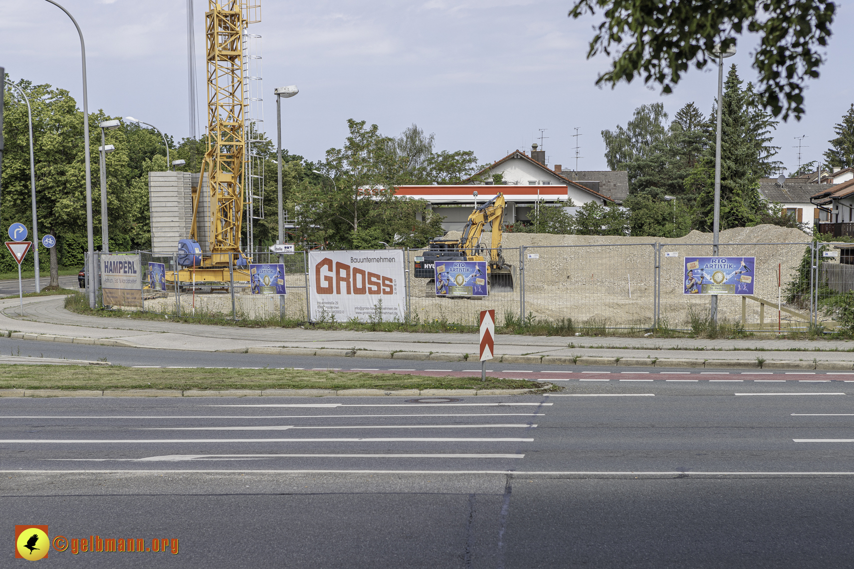 08.06.2024 - Bilder der Baustelle MONACO an der Heinrich-Wieland/Ecke Corinthstrasse in Neuperlach
