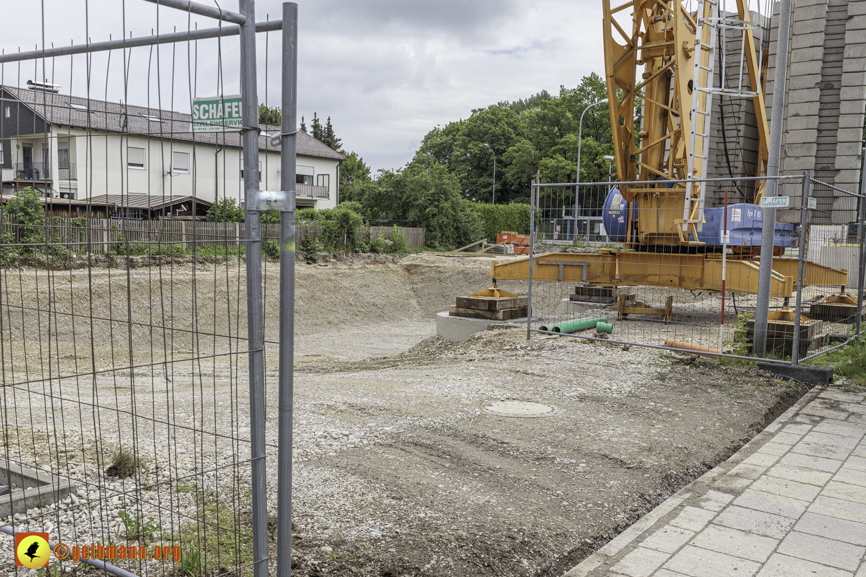 10.06.2024 - Bilder der Baustelle MONACO an der Heinrich-Wieland/Ecke Corinthstrasse in Neuperlach