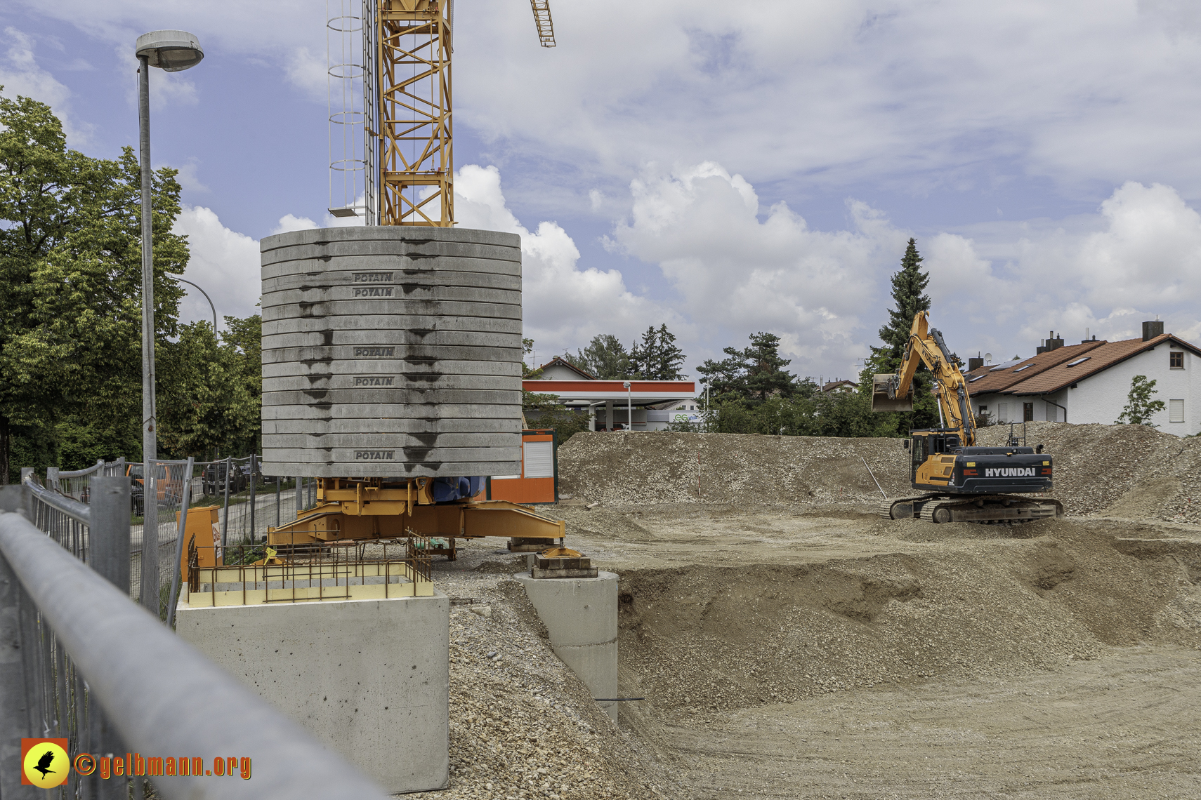 10.06.2024 - Bilder der Baustelle MONACO an der Heinrich-Wieland/Ecke Corinthstrasse in Neuperlach