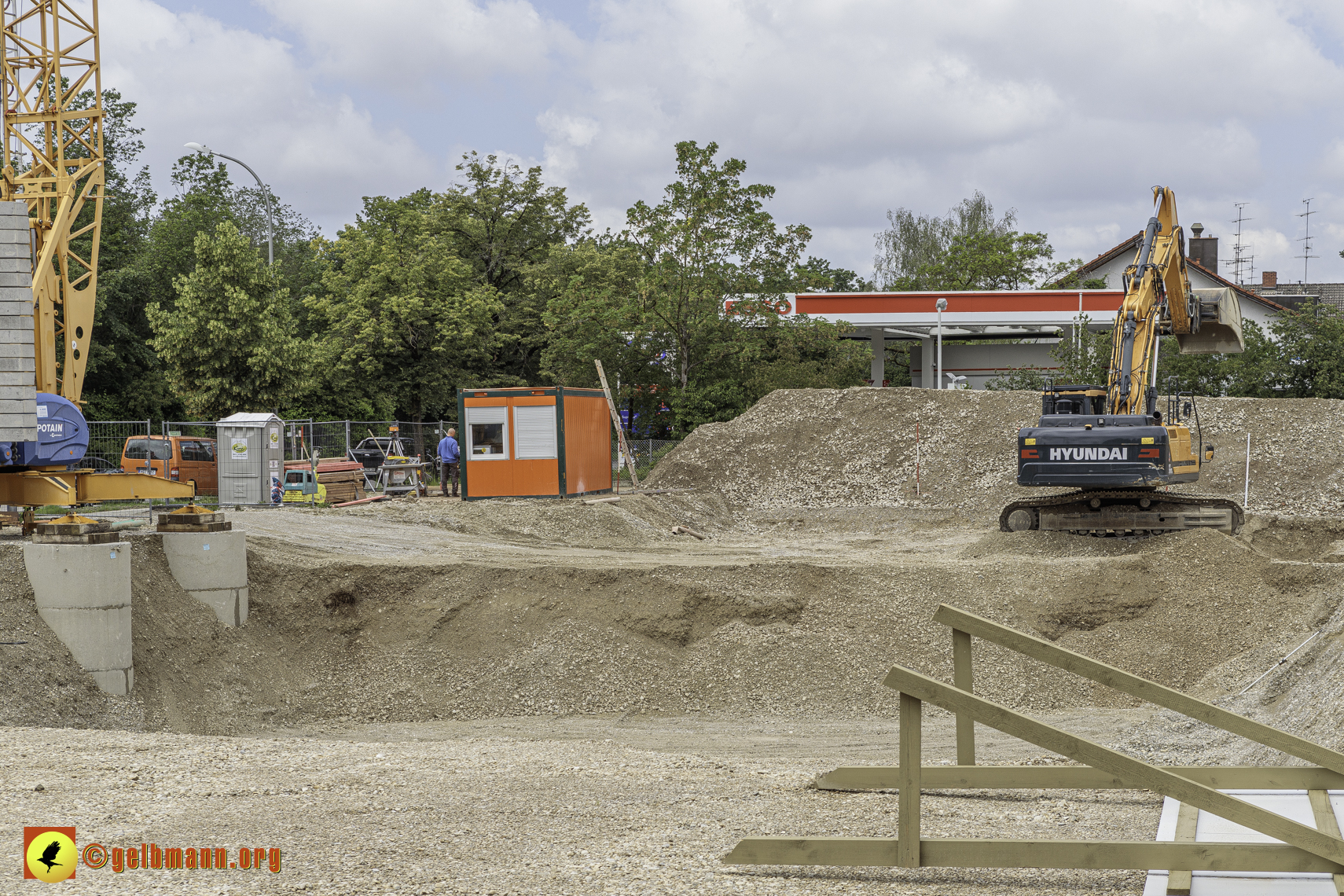 10.06.2024 - Bilder der Baustelle MONACO an der Heinrich-Wieland/Ecke Corinthstrasse in Neuperlach