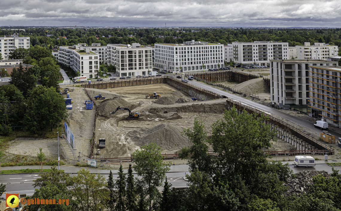 03.07.2024 - Baustelle Alexisquartier und Pandion Verde in Neuperlach