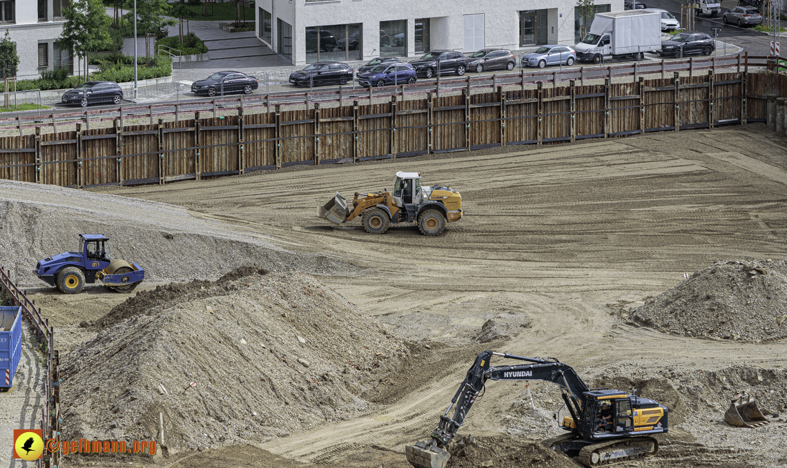 03.07.2024 - Baustelle Alexisquartier und Pandion Verde in Neuperlach