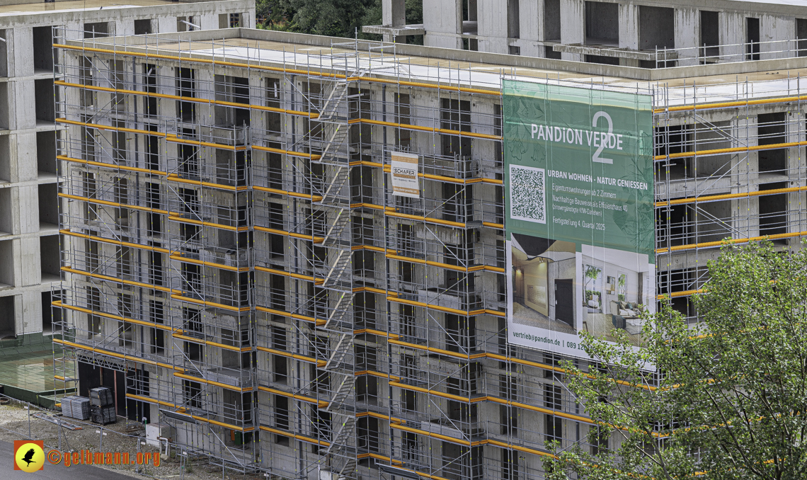 03.07.2024 - Baustelle Alexisquartier und Pandion Verde in Neuperlach