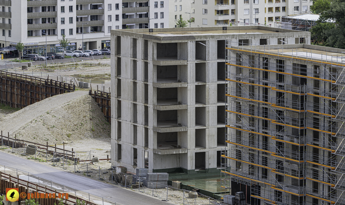 03.07.2024 - Baustelle Alexisquartier und Pandion Verde in Neuperlach