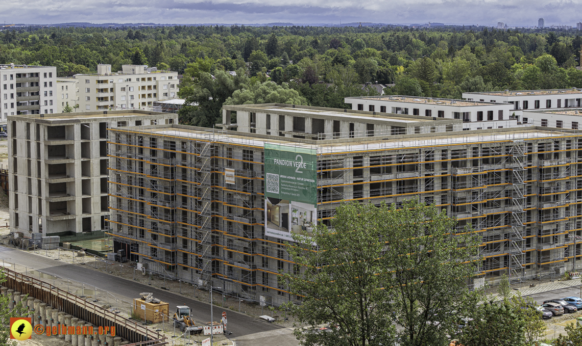 03.07.2024 - Baustelle Alexisquartier und Pandion Verde in Neuperlach