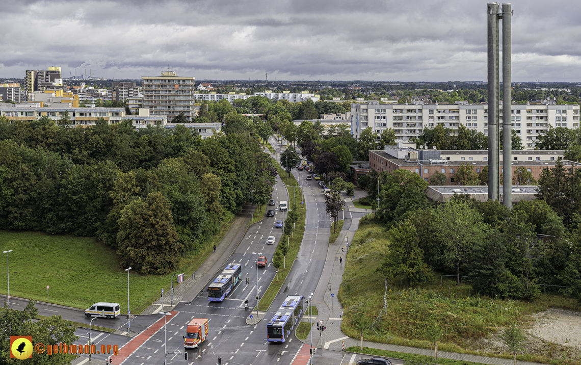 03.07.2024 - Marx-Zentrum und Karl-Marx-Ring in Neuperlach
