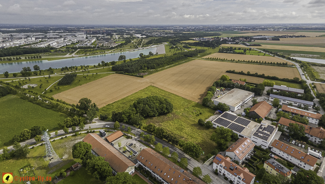 11.07.2024 - DEMOS-Baustelle und BayernHeim-Baustelle in Gronsdorf und Riemer See