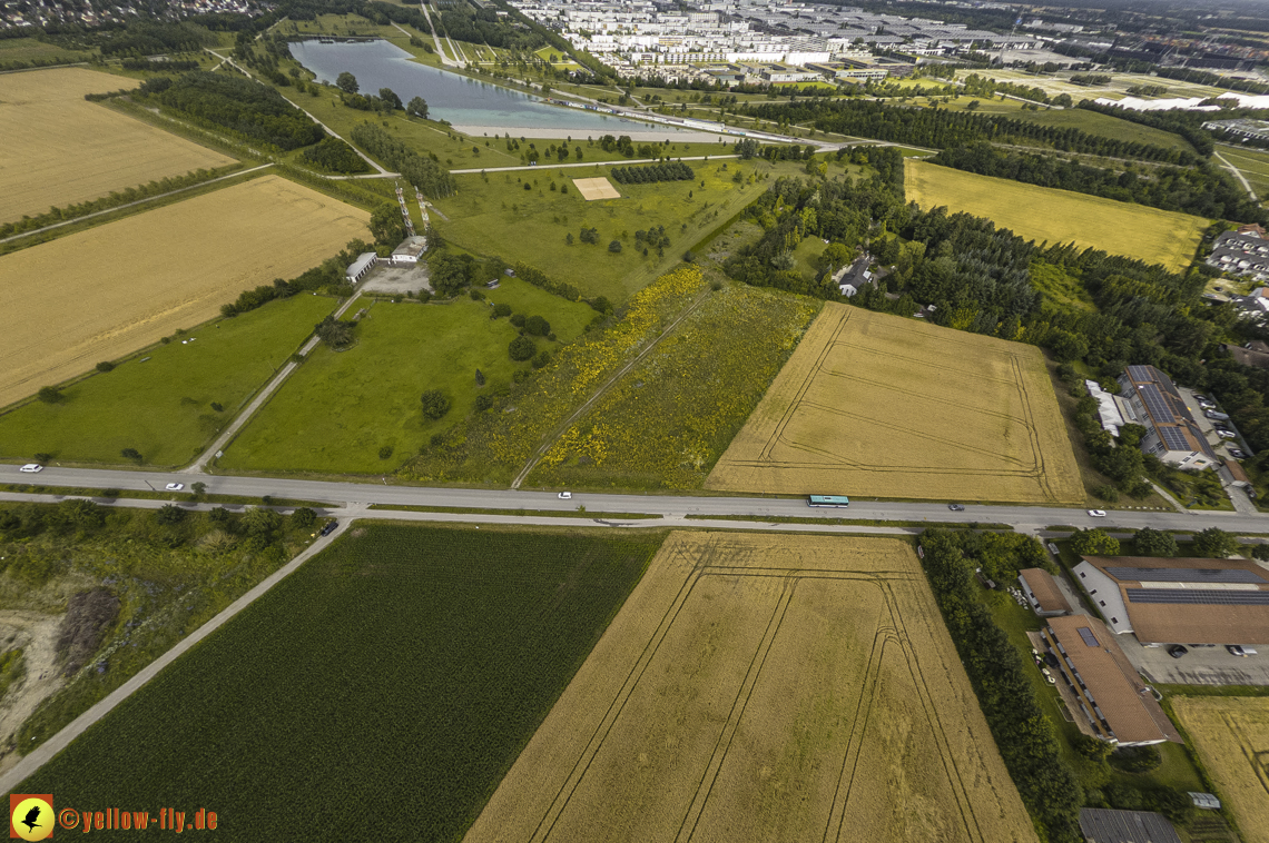 11.07.2024 - DEMOS-Baustelle und BayernHeim-Baustelle in Gronsdorf und Riemer See
