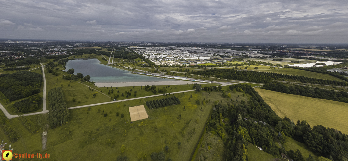 11.07.2024 - DEMOS-Baustelle und BayernHeim-Baustelle in Gronsdorf und Riemer See