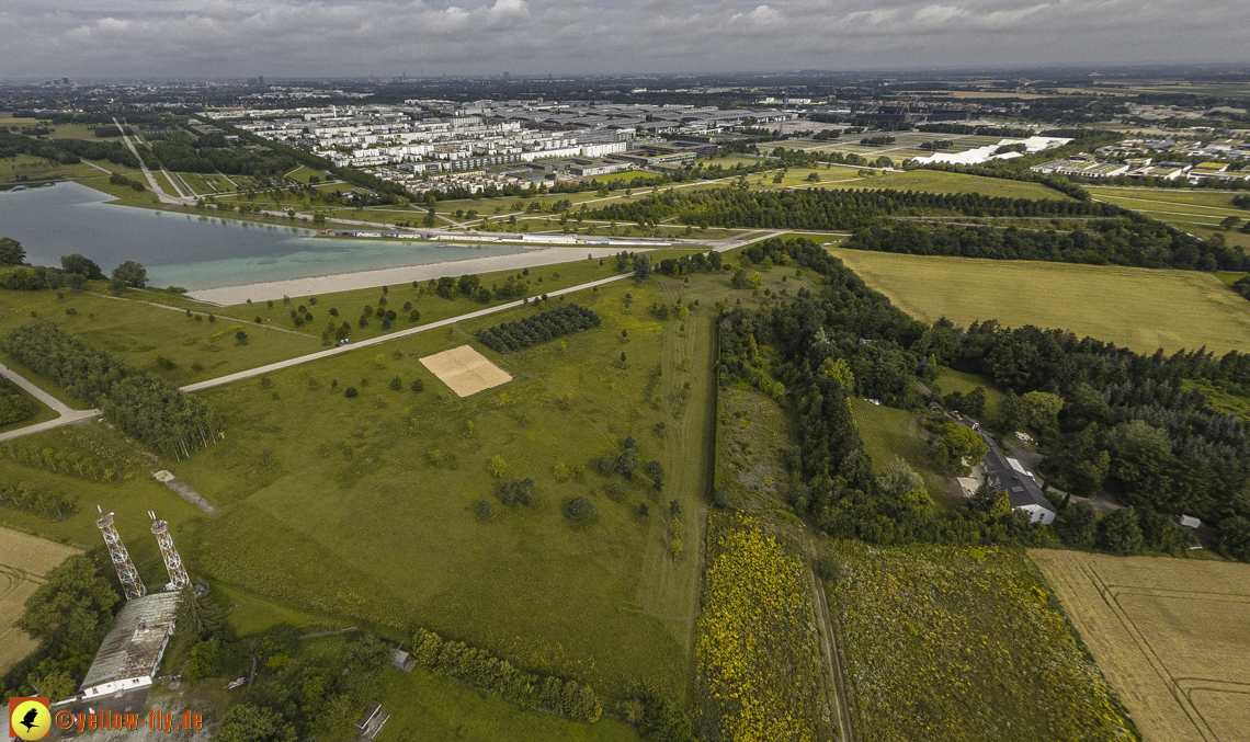 11.07.2024 - DEMOS-Baustelle und BayernHeim-Baustelle in Gronsdorf und Riemer See