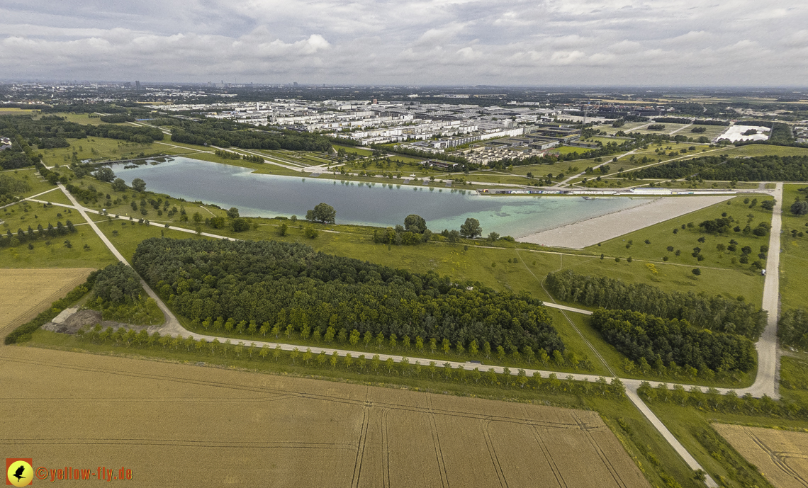 11.07.2024 - DEMOS-Baustelle und BayernHeim-Baustelle in Gronsdorf und Riemer See