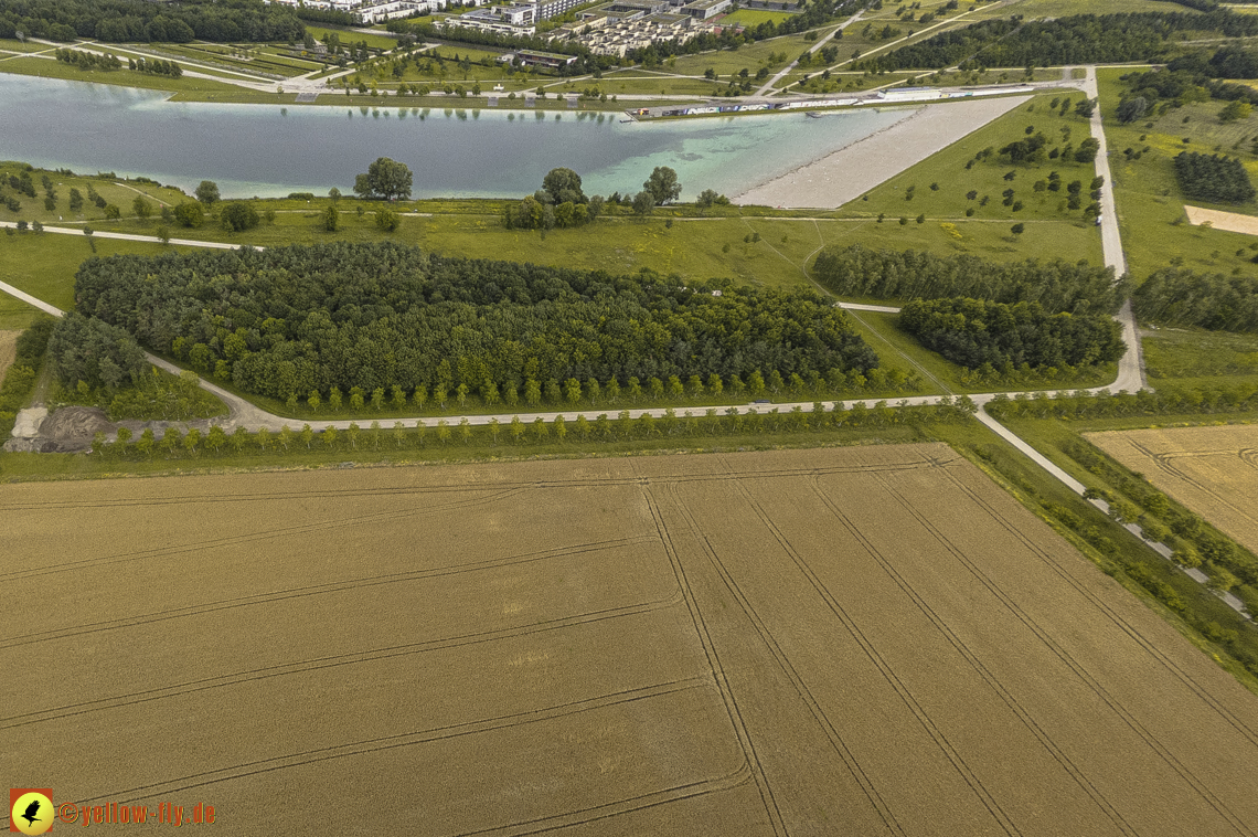 11.07.2024 - DEMOS-Baustelle und BayernHeim-Baustelle in Gronsdorf und Riemer See