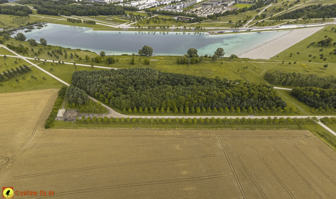 11.07.2024 - DEMOS-Baustelle und BayernHeim-Baustelle in Gronsdorf und Riemer See