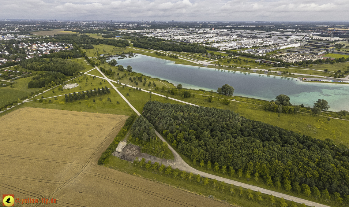 11.07.2024 - DEMOS-Baustelle und BayernHeim-Baustelle in Gronsdorf und Riemer See