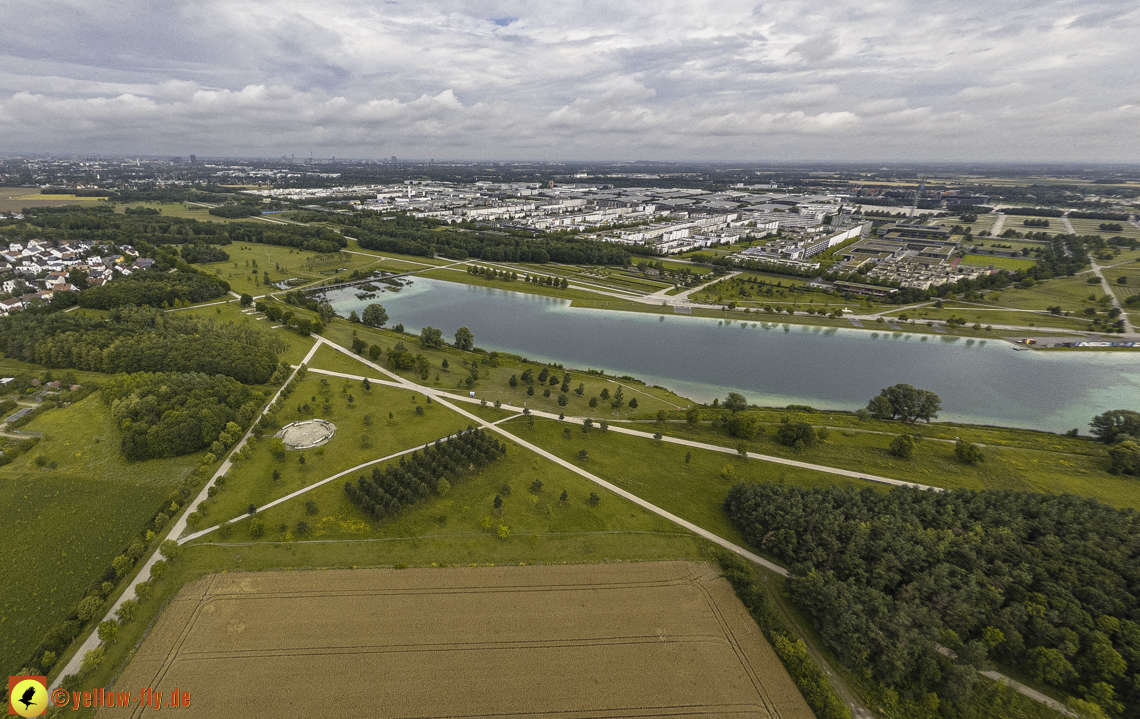 11.07.2024 - DEMOS-Baustelle und BayernHeim-Baustelle in Gronsdorf und Riemer See
