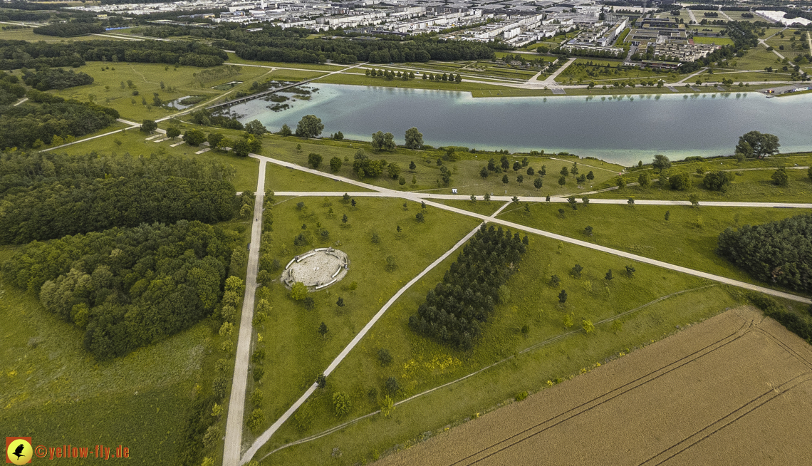 11.07.2024 - DEMOS-Baustelle und BayernHeim-Baustelle in Gronsdorf und Riemer See