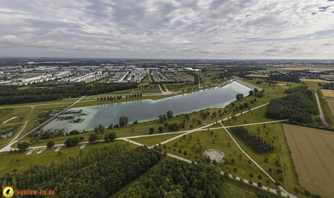 11.07.2024 - DEMOS-Baustelle und BayernHeim-Baustelle in Gronsdorf und Riemer See