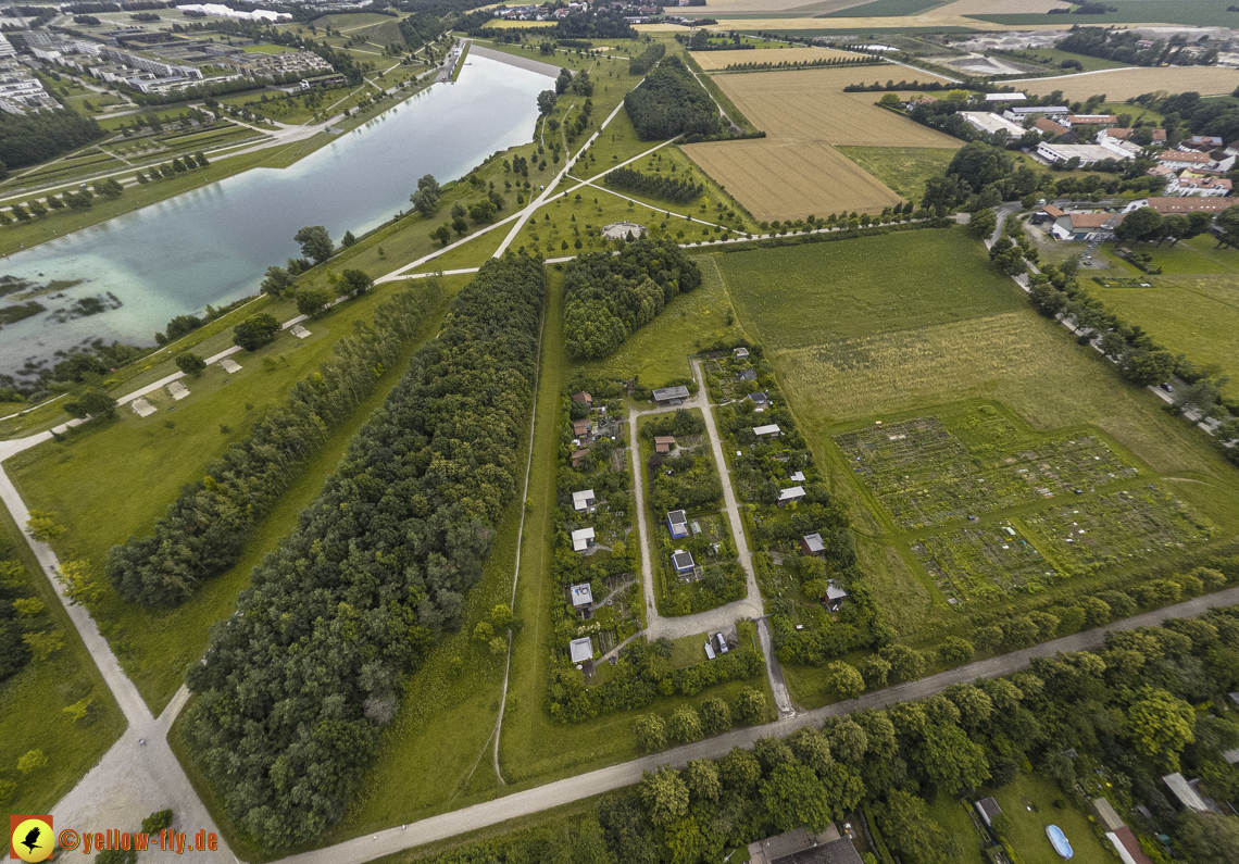 11.07.2024 - DEMOS-Baustelle und BayernHeim-Baustelle in Gronsdorf und Riemer See