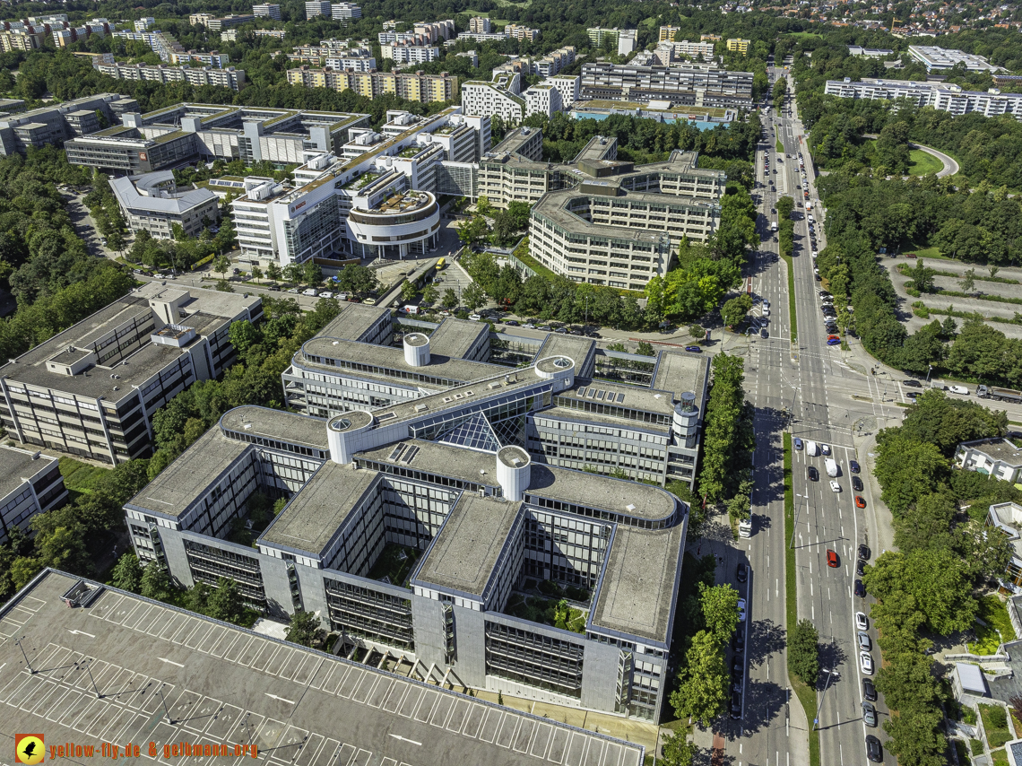 29.07.2024 - ehemalige Allainz und neues Bosch-Gebäude in Neuperlach