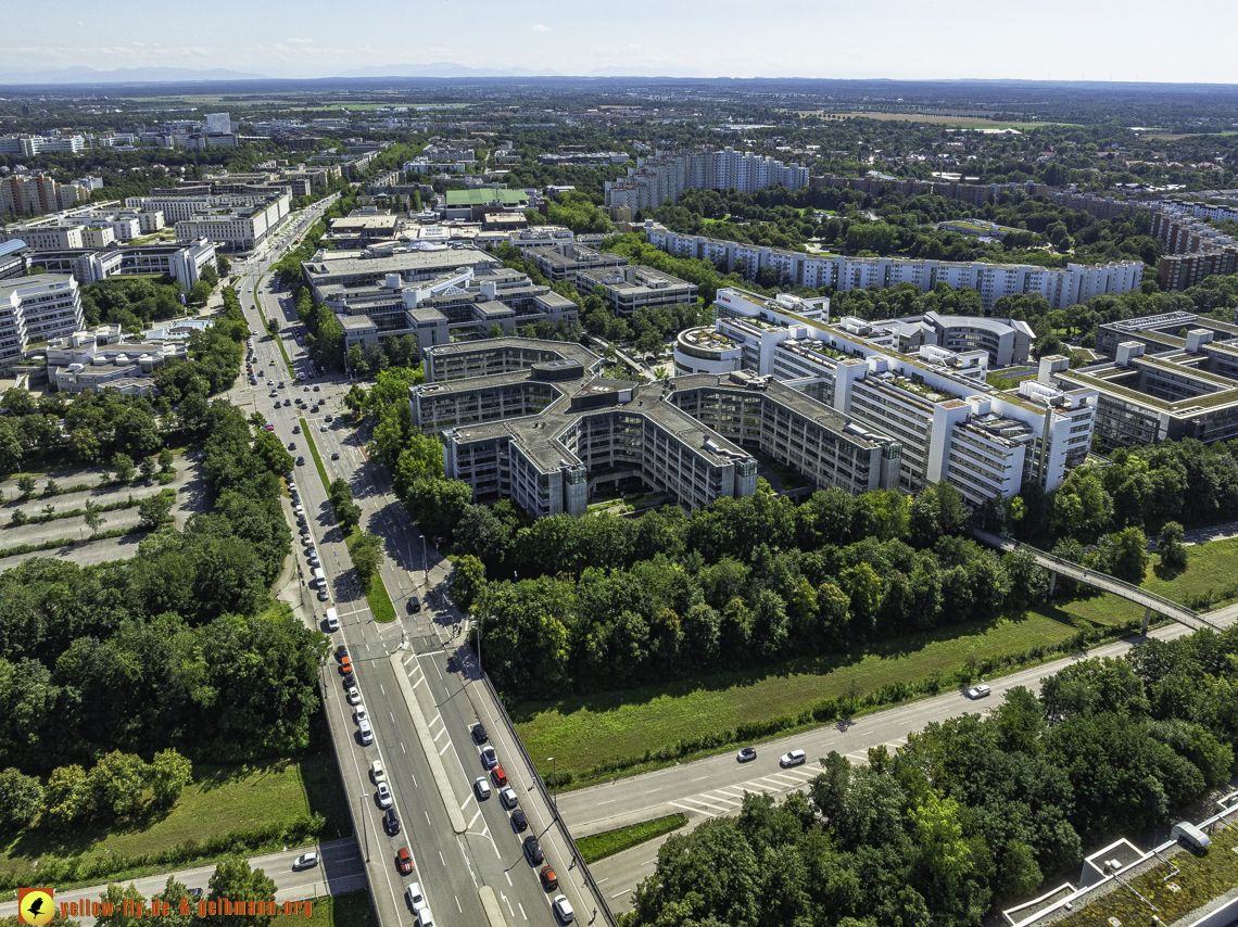 29.07.2024 - ehemalige Allainz und neues Bosch-Gebäude in Neuperlach